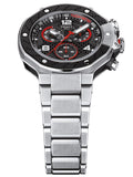 Tissot T Race Moto GP Limited Edition Chronograph Black Dial Silver Steel Strap Watch for Men - T141.417.11.057.00