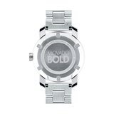 Movado Bold Silver Dial Silver Steel Strap Watch For Women - 3600084