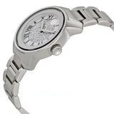 Movado Bold Crystal Pave Silver Dial Silver Steel Strap Watch for Women - 3600254