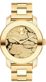 Movado Bold Glitter Gold Dial Gold Steel Strap Watch for Women - 3600346