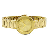 Movado Bold Gold Dial Gold Steel Strap Watch For Women - 3600382