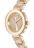 Movado Bold Rose Gold Dial Rose Gold Steel Strap Watch for Women - 3600387