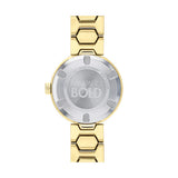 Movado Bold Crystal Gold Dial Gold Steel Strap Watch For Women - 3600492