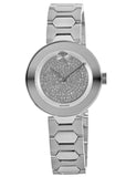 Movado Bold Silver Dial Silver Steel Strap Watch For Women - 3600567