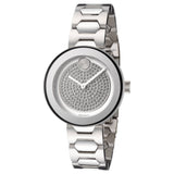 Movado Bold Silver Dial Silver Steel Strap Watch For Women - 3600567