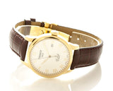 Tissot Le Locle Automatic Ivory Dial Brown Leather Strap Watch For Men - T41.5.413.73