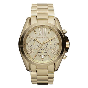 Michael Kors Bradshaw Gold Dial Gold Steel Strap Watch for Women - MK5605