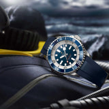 Breitling Superocean Automatic 46 Blue Dial Blue Rubber Strap Watch for Men - A17378E71C1S1