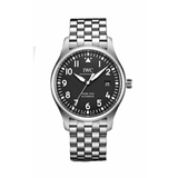 IWC Pilot’s Watch Mark XVIII Black Dial Silver Steel Strap Watch for Men - IW327015