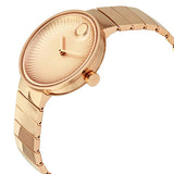 Movado Edge Gold Dial Gold Steel Strap Watch for Women - 3680014