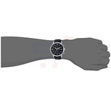 Fossil Townsman Multifunction Black Dial Black Leather Strap Watch for Men - FS5396