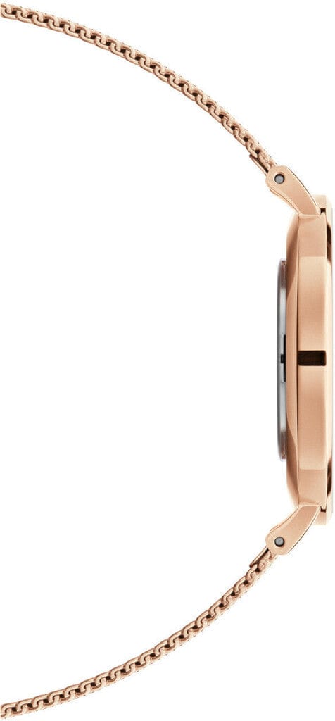 Daniel Wellington Petite Melrose Brown Dial Rose Gold Mesh Strap Watch For Women - DW00100477