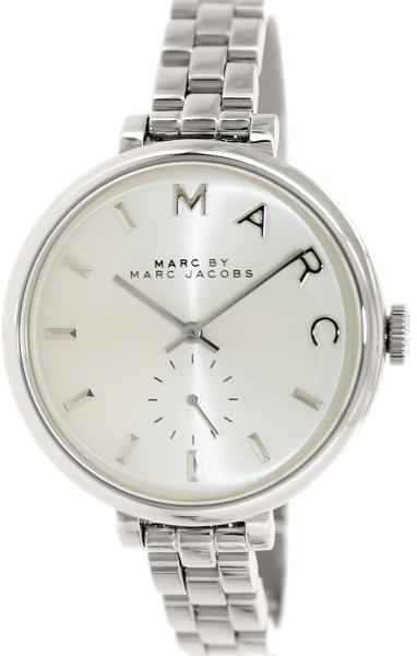 Marc Jacobs Sally Silver Dial Silver Steel Strap Watch for Women - MBM3362