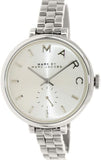Marc Jacobs Sally Silver Dial Silver Steel Strap Watch for Women - MBM3362