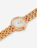 Tissot T Lady Lovely Silver Dial Rose Gold Steel Strap Watch For Women - T058.009.33.031.01