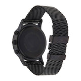 Emporio Armani Renato Chronograph Black Dial Black Mesh Bracelet Watch For Men - AR2498