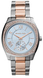 Michael Kors Bryn Quartz Blue Dial Two Tone Steel Strap Watch For Women - MK6136