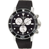 Tissot Seastar 1000 Chronograph Black Dial Black Rubber Strap Watch For Men - T120.417.17.051.00