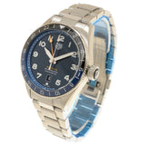 Tag Heuer Autavia Cosc GMT Automatic Blue Dial Silver Steel Strap Watch for Men - WBE511A.BA0650