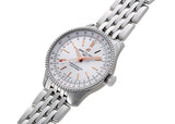 Breitling Navitimer Automatic 35 White Dial Silver Steel Strap Watch for Men - A17395F41G1A1