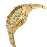 Fossil Garrett Chronograph Gold Dial Gold Steel Strap Watch for Men - FS5772