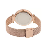 Michael Kors Darci Quartz Mother of Pearl White Dial Rose Gold Mesh Bracelet Watch For Women - MK4519