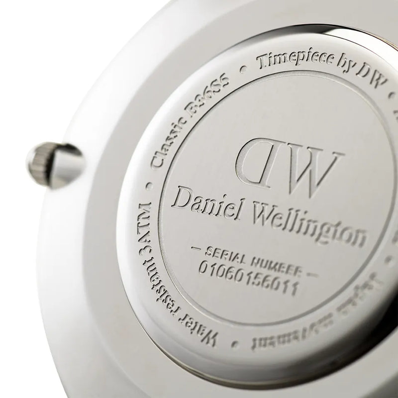 Daniel Wellington Classic Cornwall Quartz Black Dial Black Nylon Strap Watch For Women - DW00100151