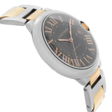 Cartier Ballon Bleu de Cartier Brown Dial Two Tone Steel Strap Watch for Men - W6920032