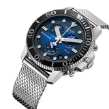 Tissot Seastar 1000 Chronograph Blue Dial Silver Mesh Bracelet Watch For Men - T120.417.11.041.02