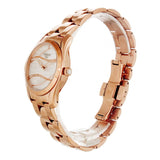 Tissot T Wave T Lady Mother of Pearl Dial Rose Gold Steel Strap Watch For Women - T112.210.33.111.00