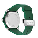 Gucci Dive Tiger Green Dial Green Rubber Strap Watch For Men - YA136316