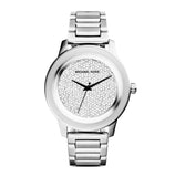 Michael Kors Kinley Diamond Pave Silver Dial Silver Steel Strap Watch for Women - MK5996