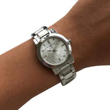 Burberry The City Silver Dial Silver  Steel Strap Watch for Women - BU9213