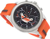 Tommy Hilfiger Clark Chronograph Grey Dial Orange Rubber Strap Watch For Men - 1792084