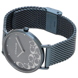 Coach Perry Blue Dial Blue Mesh Bracelet Watch for Women - 14503824