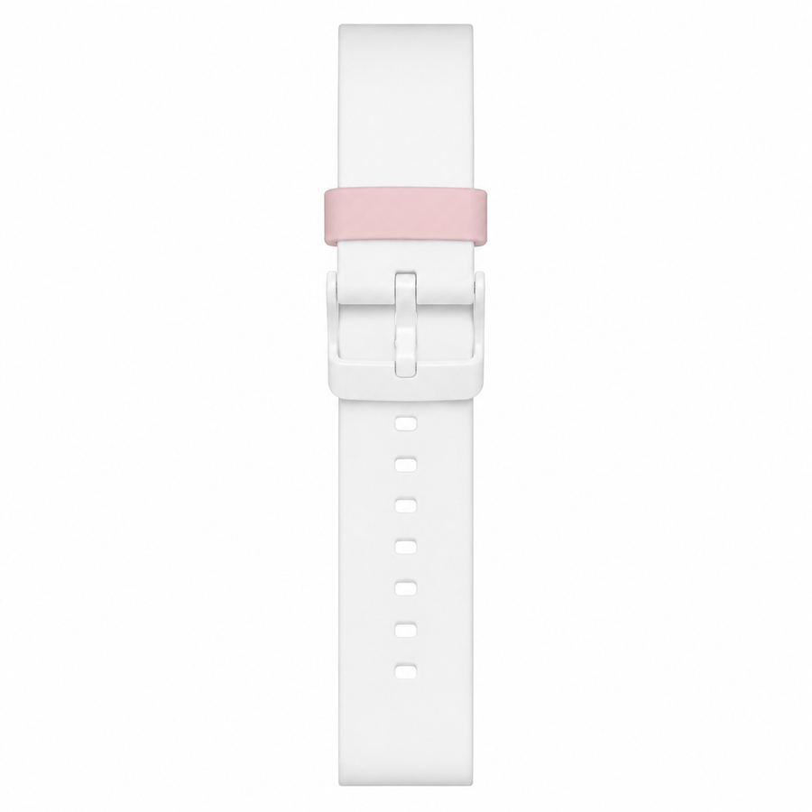 Lacoste Goa Two Tone Dial White Silicon Strap Watch for Women - 2020107