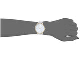 Michael Kors Pyper Quartz Silver Dial White Leather Strap Watch For Women - MK2858