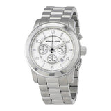 Michael Kors Runway Silver Dial Silver Steel Strap Watch for Men- MK8086