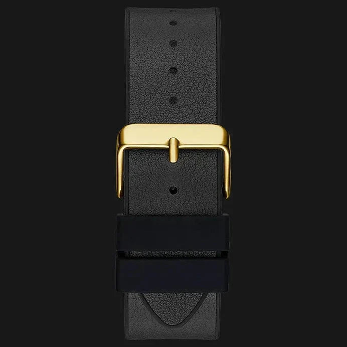 Guess Legend Black Dial Black Rubber Strap Watch For Men - GW0500G1