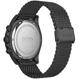 Hugo Boss Ocean Edition Blue Dial Black Mesh Bracelet Watch for Men - 1513702