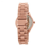 Michael Kors Slim Runway Rose Gold Dial Rose Gold Steel Strap Watch for Women - MK3513