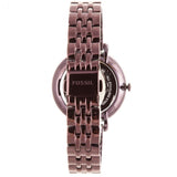 Fossil Jacqueline Brown Dial Brown Steel Strap Watch for Women - ES4100