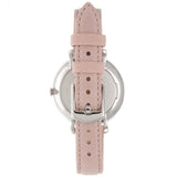 Fossil Jacqueline Blush Mother of Pearl Dial Pink Leather Strap Watch for Women - ES4151