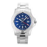 Breitling Avenger Automatic GMT 45 Blue Dial Silver Steel Strap Watch for Men - A32395101C1A1