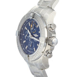 Breitling Avenger Chronograph 45mm Blue Dial Silver Steel Strap Watch for Men - A13317101C1A1