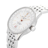 Breitling Navitimer Automatic 35 White Dial Silver Steel Strap Watch for Men - A17395F41G1A1