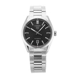 Tag Heuer Carrera Date Black Dial Silver Steel Strap Watch for Men - WBN2110.BA0639