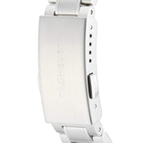 Silver watch clasp with TAGHeuer engraving.