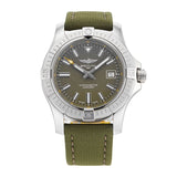 Breitling Avenger Automatic GMT 43 Green Dial Green Nylon Strap Watch for Men - A17318101L1X1