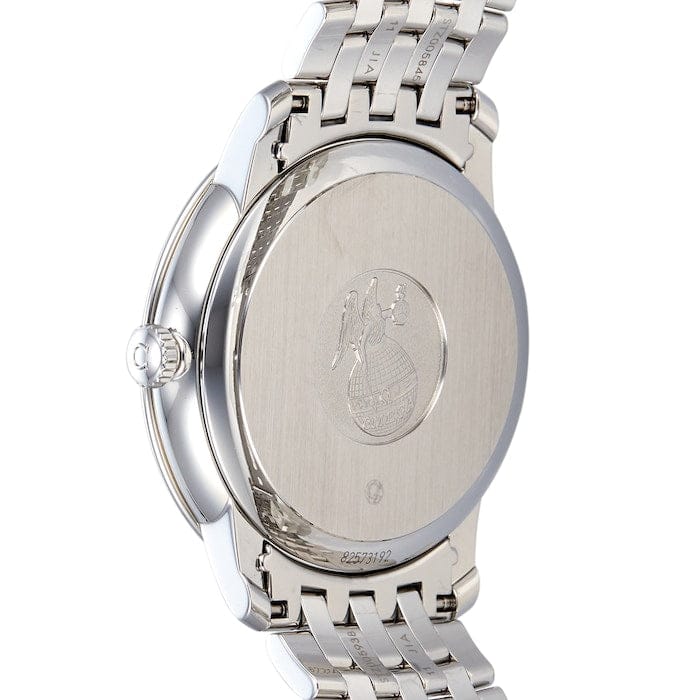 Omega De Ville Prestige Co-Axial Rhodium Silver Dial Silver Steel Strap Watch for Men - 424.10.40.20.02.001